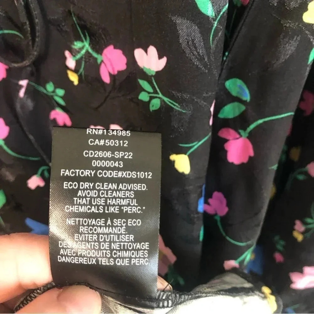 For Love & Lemons Lexy Long Sleeve Floral Cutout Mini Dress Size Sm NWT - Picture 12 of 16